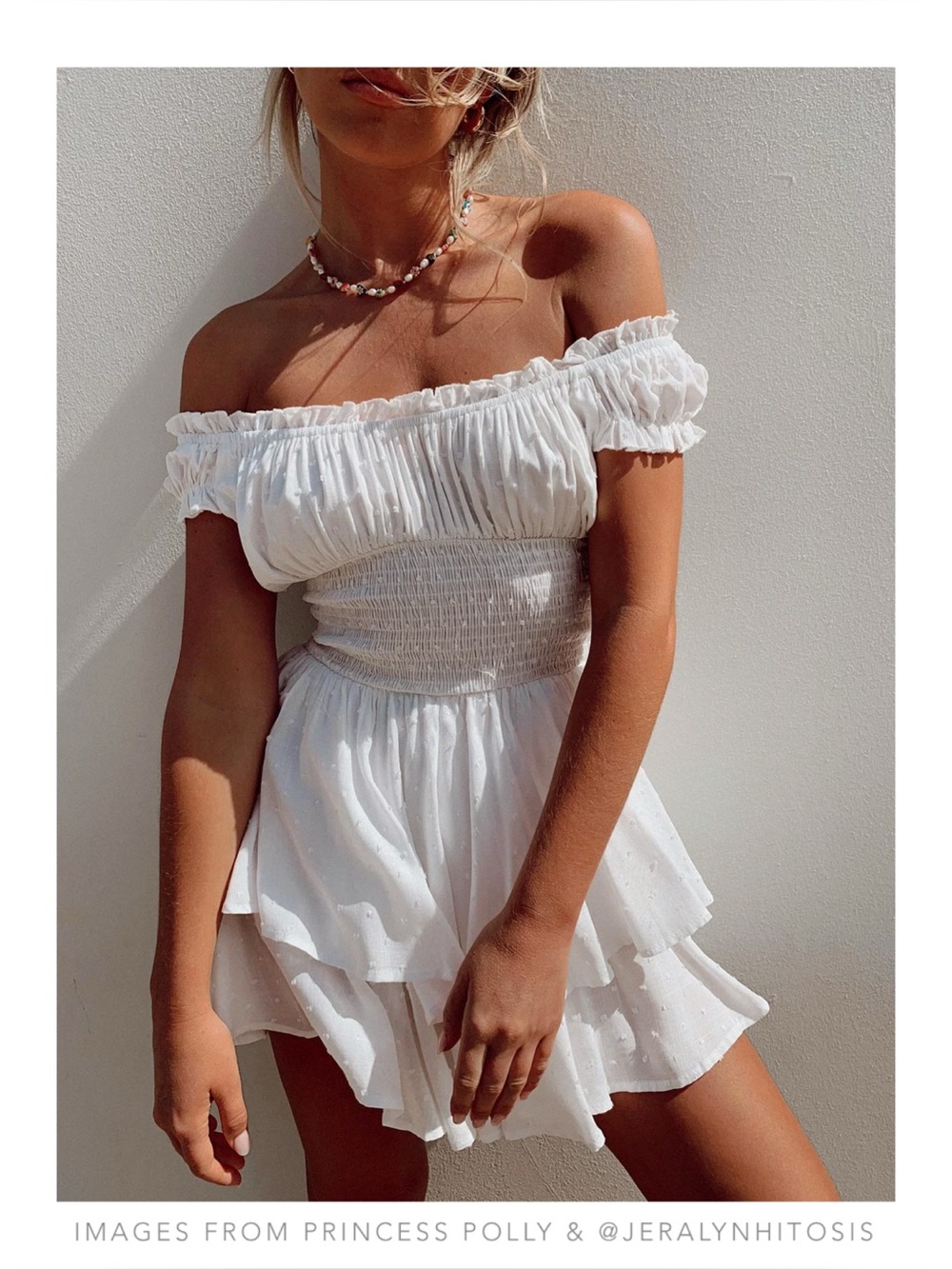 Princess Polly | The Love Galore Romper White